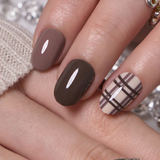 Espresso Tartan - S Oval