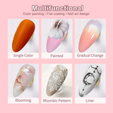 4 Colors Solid Nail Gel D-01