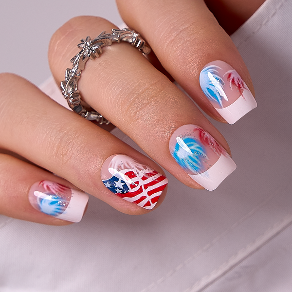 Gel-Press-On-Nägel, 16 Größen, 32-teiliges Set, X004NQ5T2R