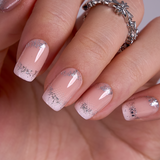 Nude Sparkle – M Squoval