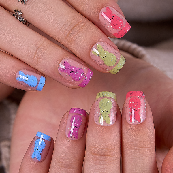 24 Stück/Set Aufdrücknägel C600