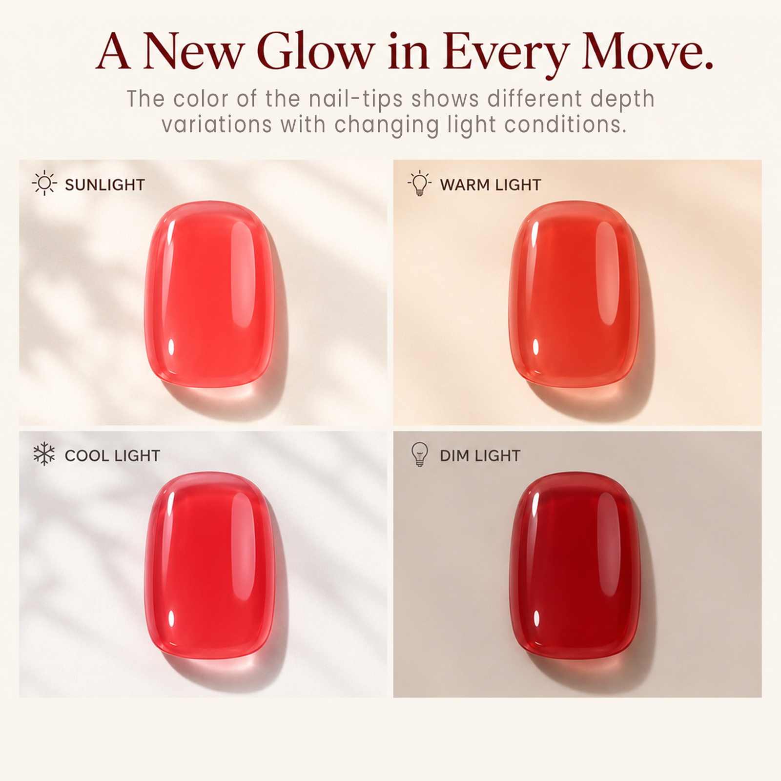 Jelly Glaze - Grape Glimmer - RS Squoval