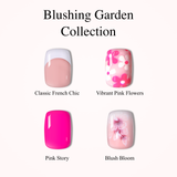 Blushing Garden Collection-Short Squoval