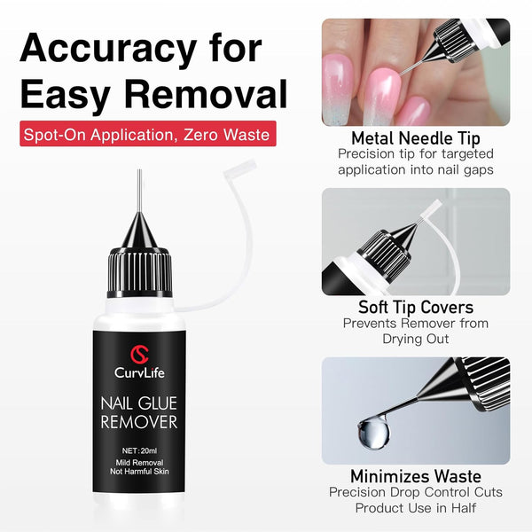 Pinpoint Remover For Nail Glue Remover Press On Nails