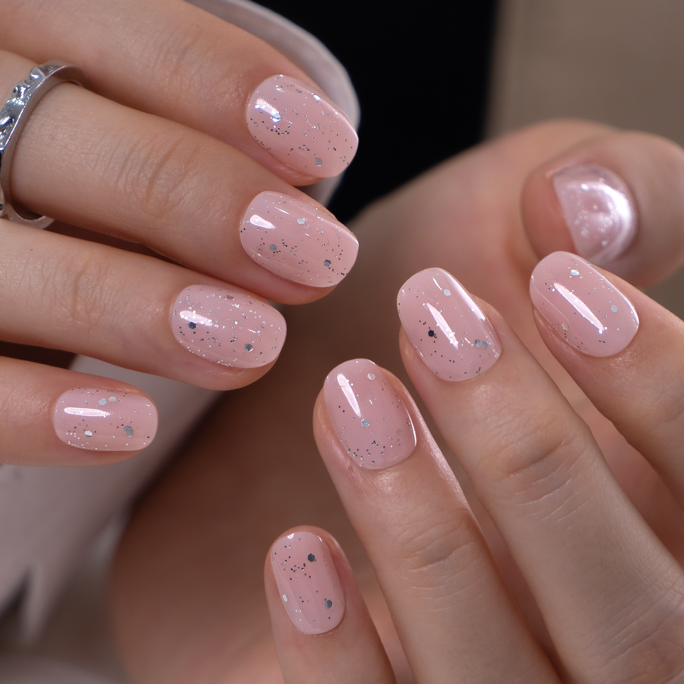 Blush Confetti – RS Squoval