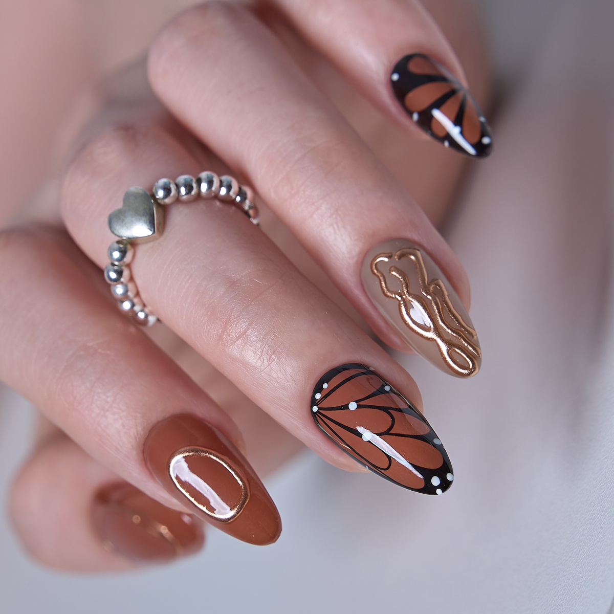 Designer's Pick | Amber Butterfly - M Almond