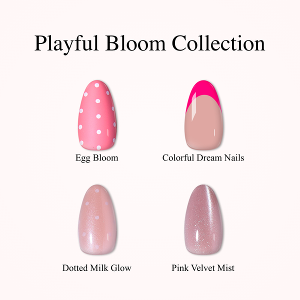 Playful Bloom Collection-Short Almond