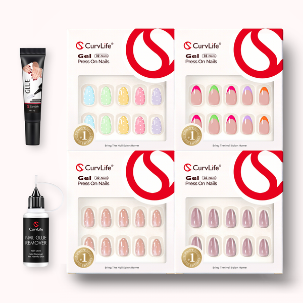 Playful Bloom Collection-Short Almond