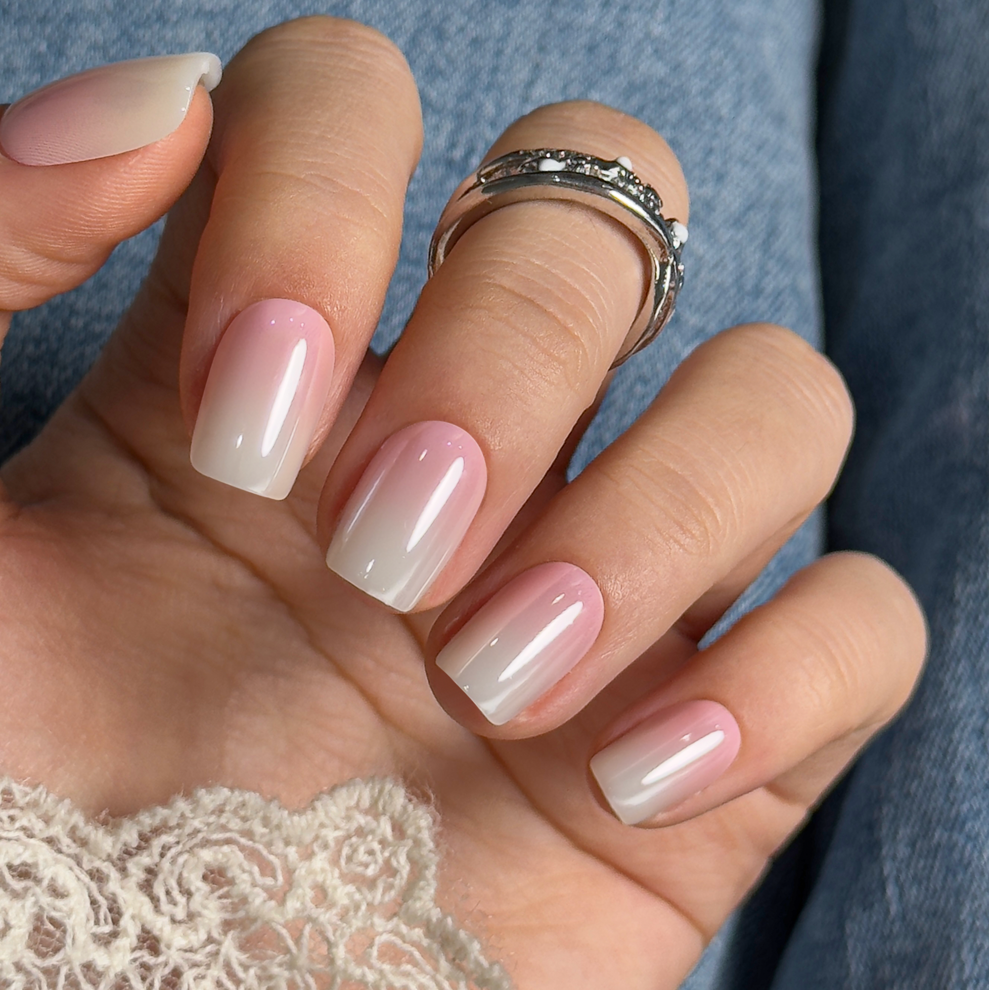 Pink Mist Charm – S Squoval