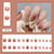 24pcs/Set Press On Nails R578