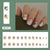 24pcs/Set Press On Nails W1073