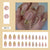 24pcs/Set Press On Nails W913