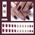 24pcs/Set Press On Nails W1170
