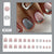 24pcs/Set Press On Nails W1077
