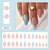 24pcs/Set Press On Nails W259