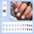 24pcs/Set Press On Nails W1420