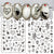 Halloween Nail Art Stickers Decals Self-Adhesive Nail Design Decoration Accessories