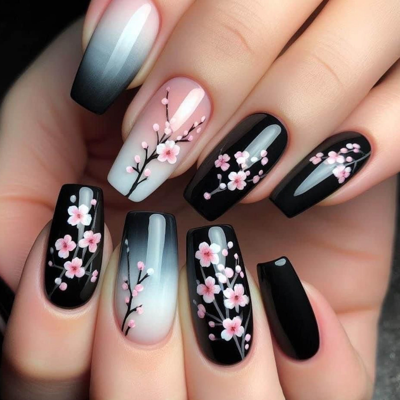 Black Nail Art Ideas with Flair