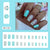24pcs/Set Press On Nails W1128