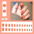 24pcs/Set Press On Nails CF011
