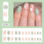 24pcs/Set Press On Nails W1069