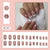 24pcs/Set Press On Nails W1367