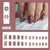 24pcs/Set Press On Nails W1504