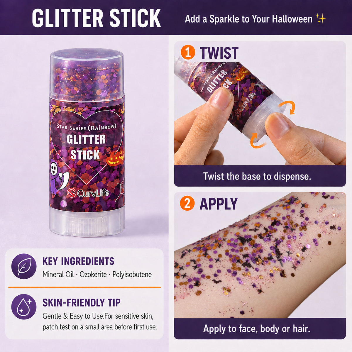 Halloween Press-On Nail Kit