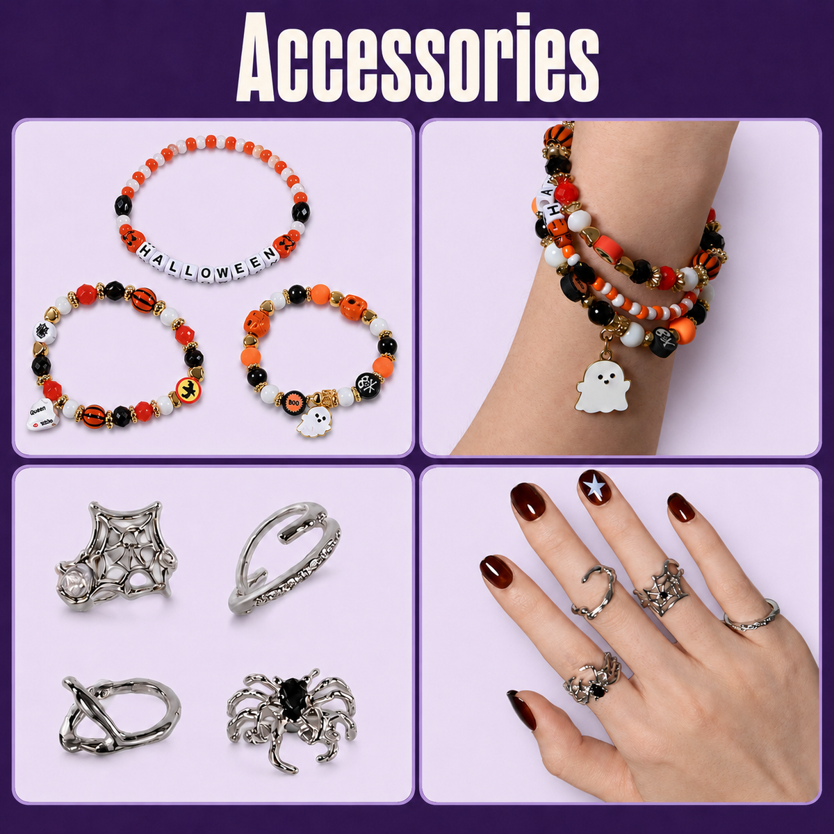 Halloween Press-On Nail Kit