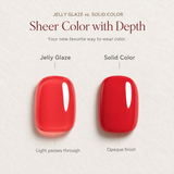 Jelly Glaze - Raspberry Soda - RS Squoval