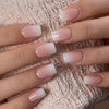 Pink and White – S Squoval