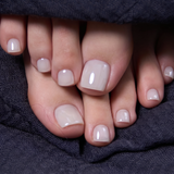 Ivory Silk - Squoval Toenails