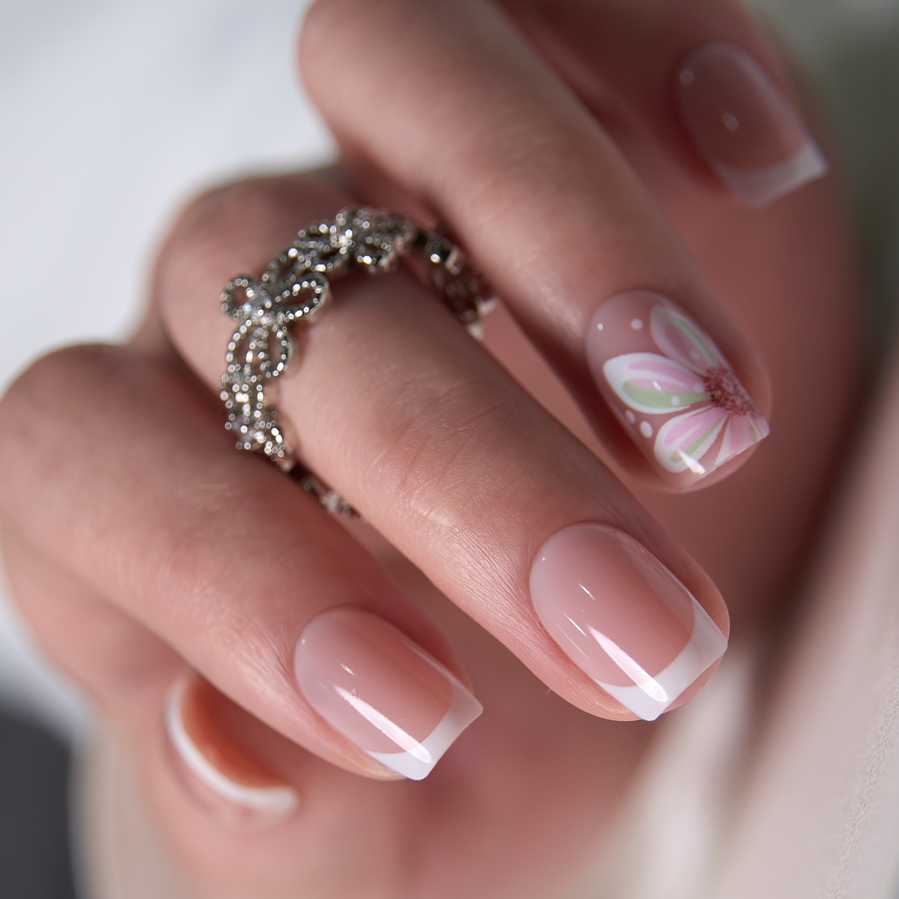 Floral Bliss – S Squoval