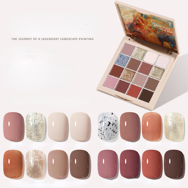 16 Farben Solides Nagelgel Set4 