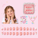 Kids Strawberry Sprinkle - Squoval
