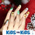 Mini Press On Nails For Kids 24 Pcs Christmas JIA-299