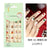 weekly deals Mini Press On Nails For Kids 24 Pcs Christmas