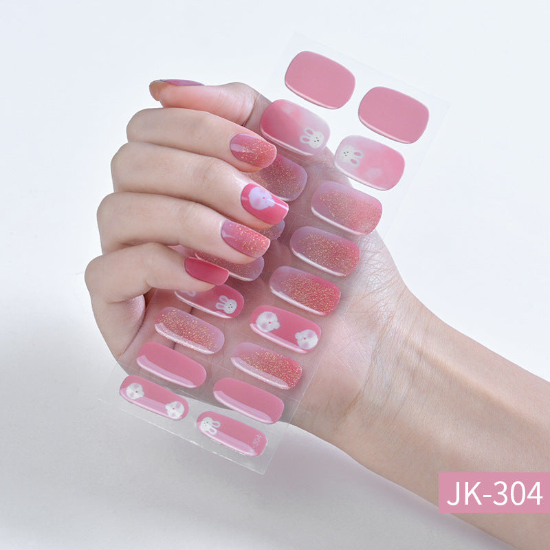 Salon-Quality Gel Nail Strips JK304 – CurvLife