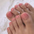 Press On Toe nails Set 24pcs/set JP2435