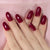 Short Almond Press On Nail Tips Soild Color Purple Bule Fake Nails Set Salons At Home Glossy Nails Uv Gel Fingernails With Tabs