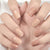 Short Almond Press On Nail Tips Soild Color Purple Bule Fake Nails Set Salons At Home Glossy Nails Uv Gel Fingernails With Tabs