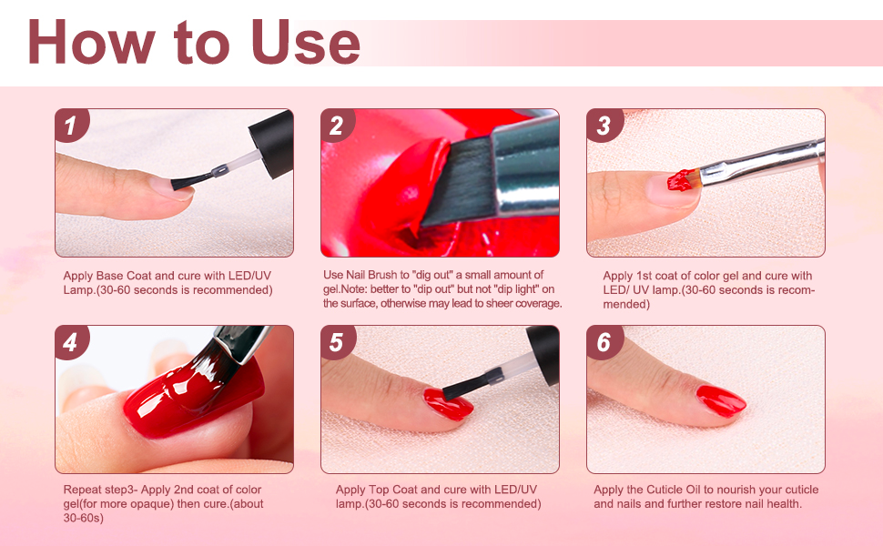 4 Colors Solid Nail Gel color15